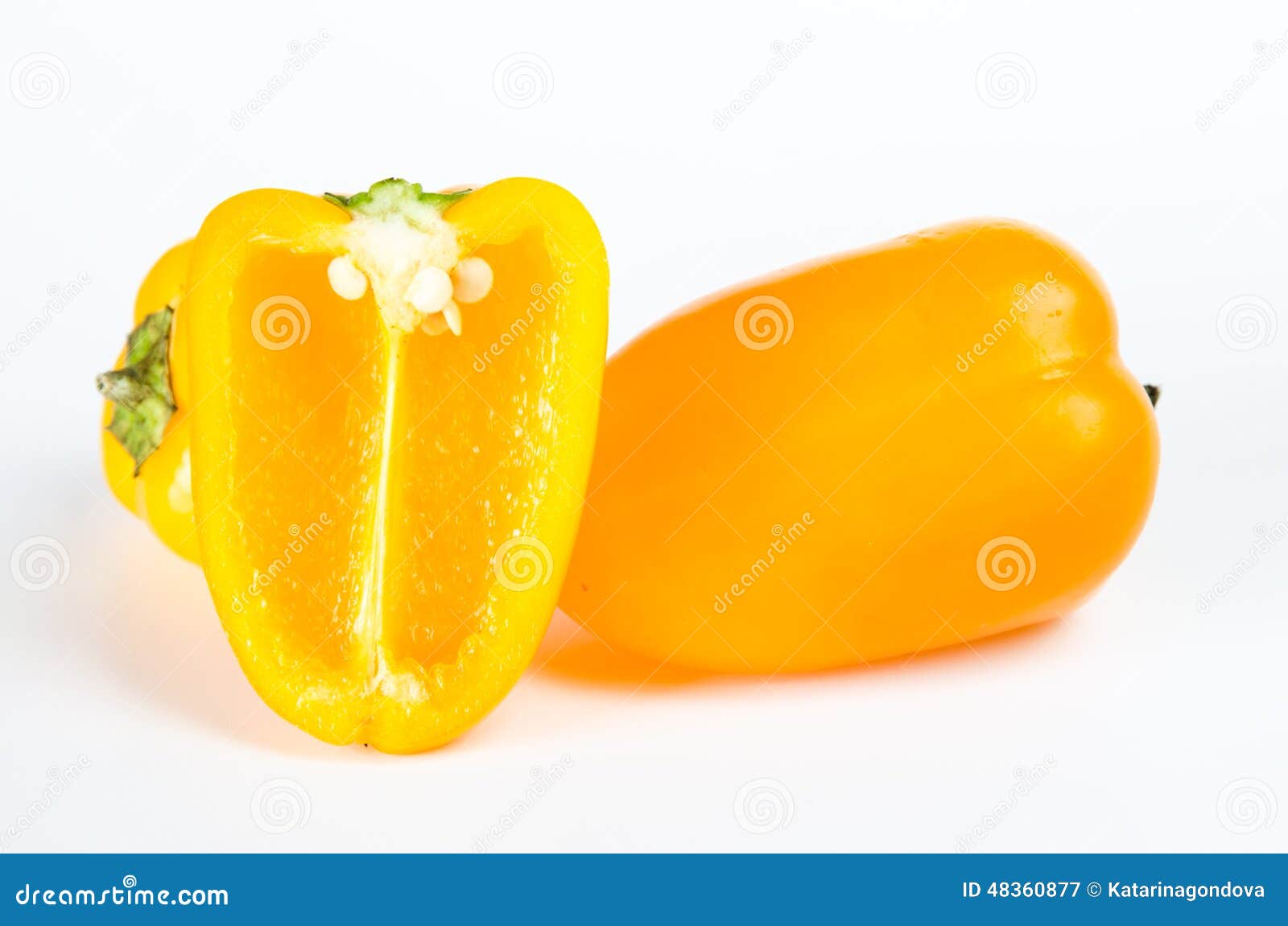 Yellow peppers stock image. Image of yellow, vegetable 48360877