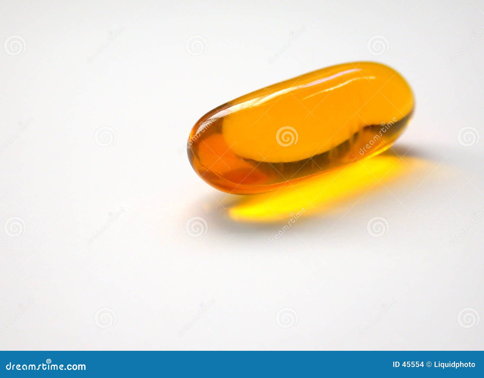 Yellow Pill Vitamin Soft Gel Stock Photo Image of fatty, colours 45554