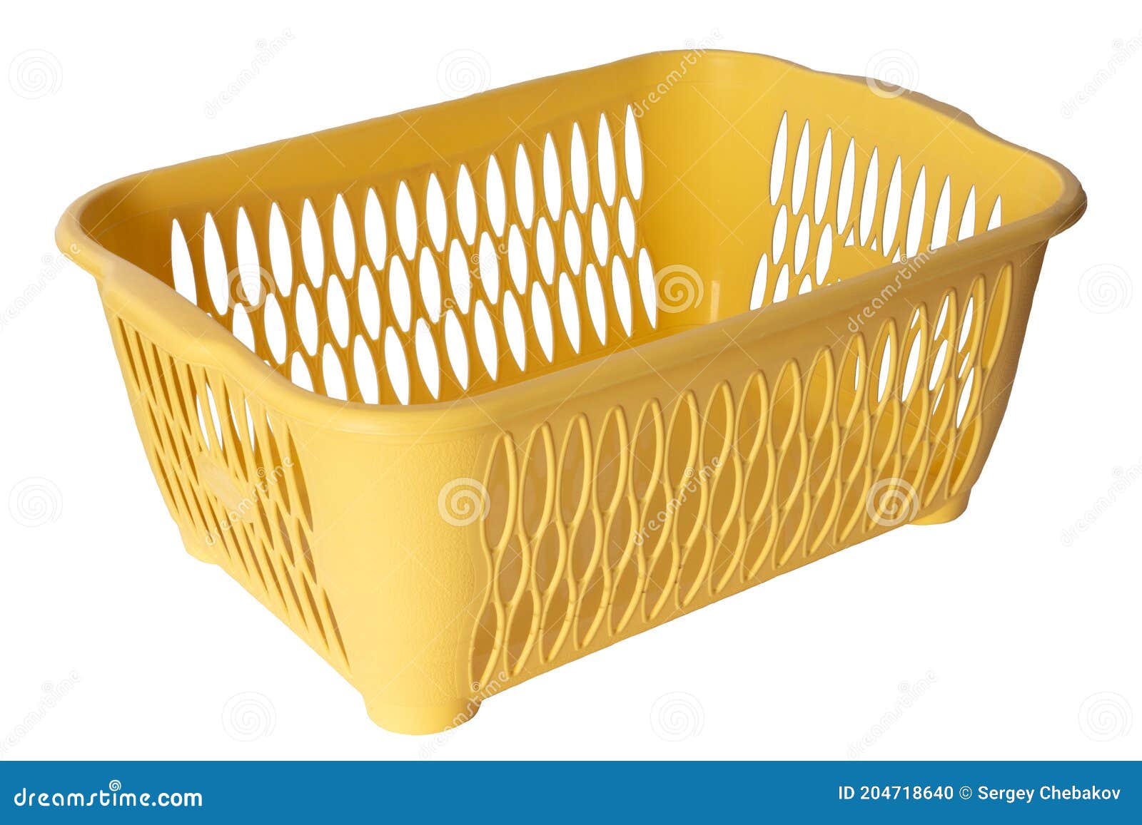 Yellow plastic basket stock photo. Image of economic 204718640