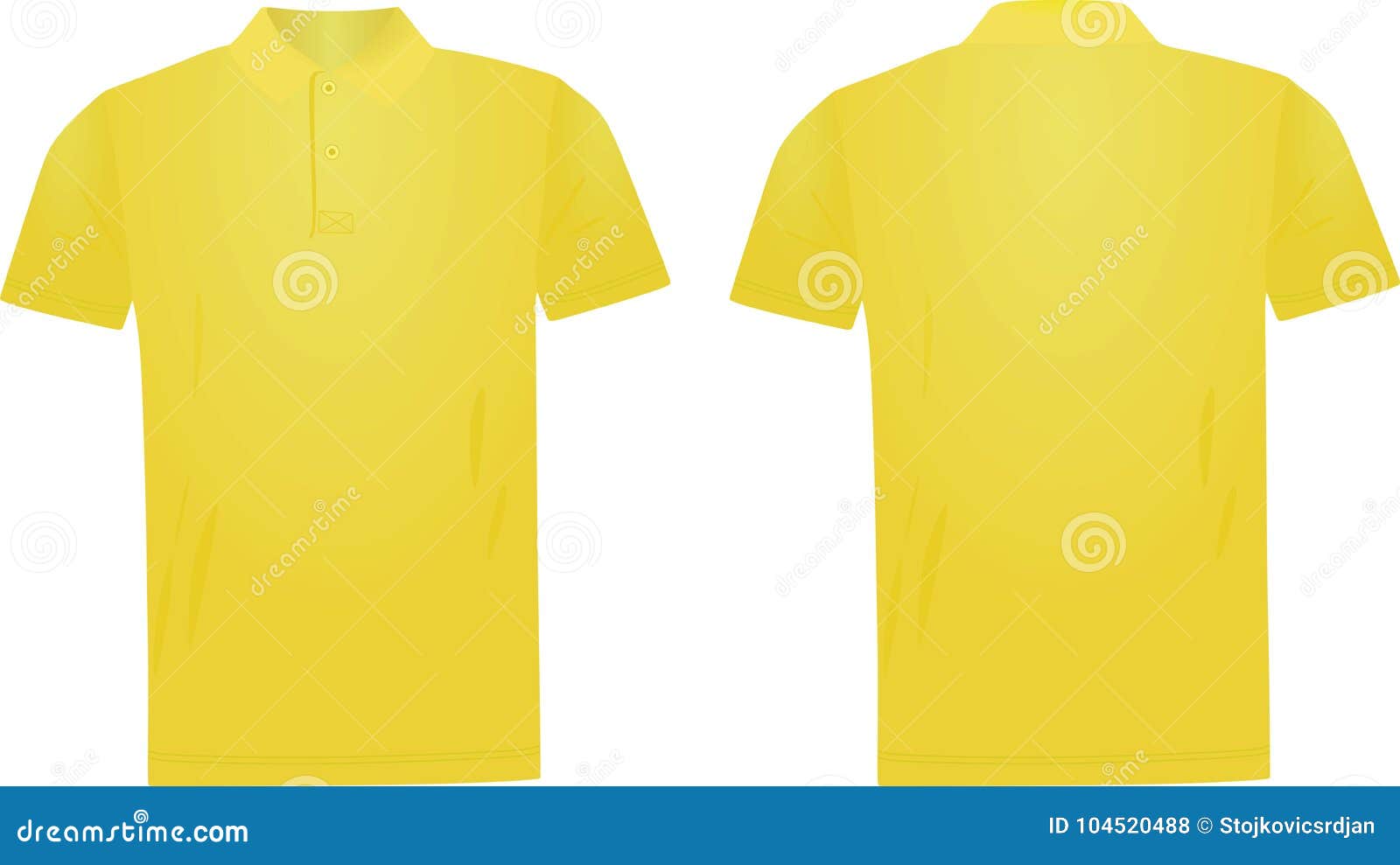 polo t shirt yellow