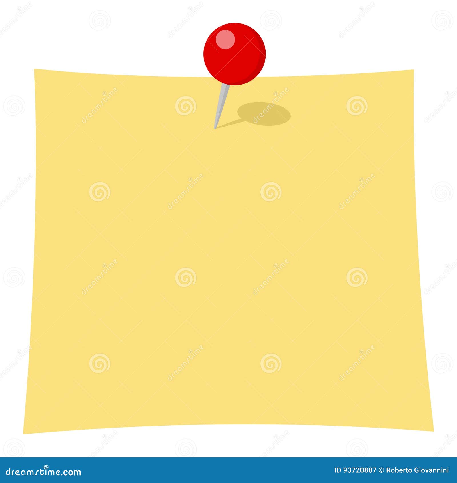 Yellow Post it Flat Icon Isolated on White Stock Vector - Illustration of  design, concept: 93720887