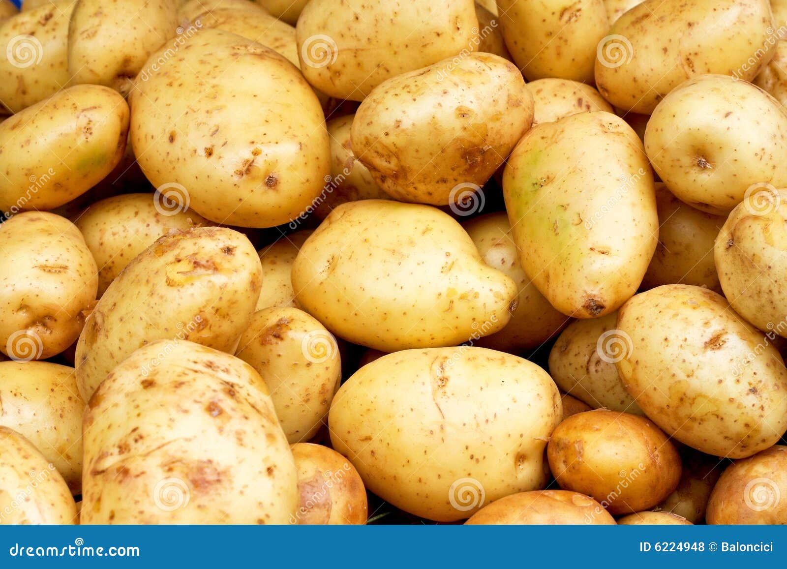 Yellow potatoes stock photo. Image of green, ingredient 6224948