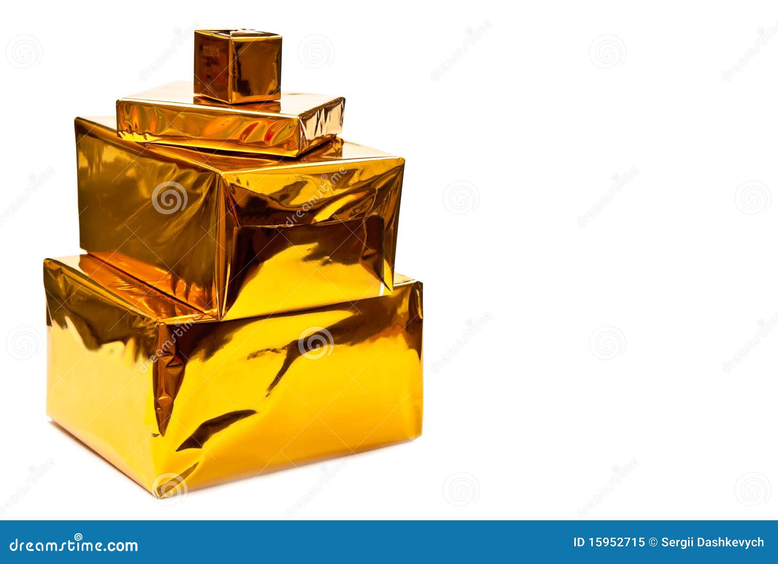 Yellow presents boxes stock image. Image of december 15952715