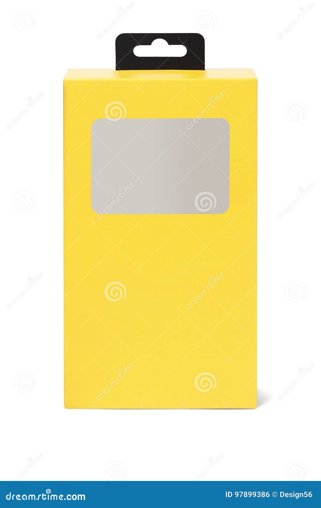 Yellow Product Packaging Box Stock Photo Image of gift, merchandise
