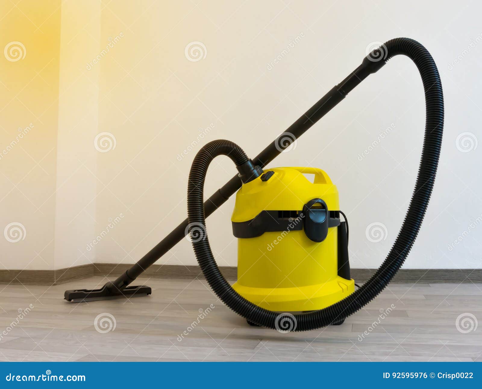 Yellow Professional Vacuum Cleaner Stock Photo Image of housekeeping