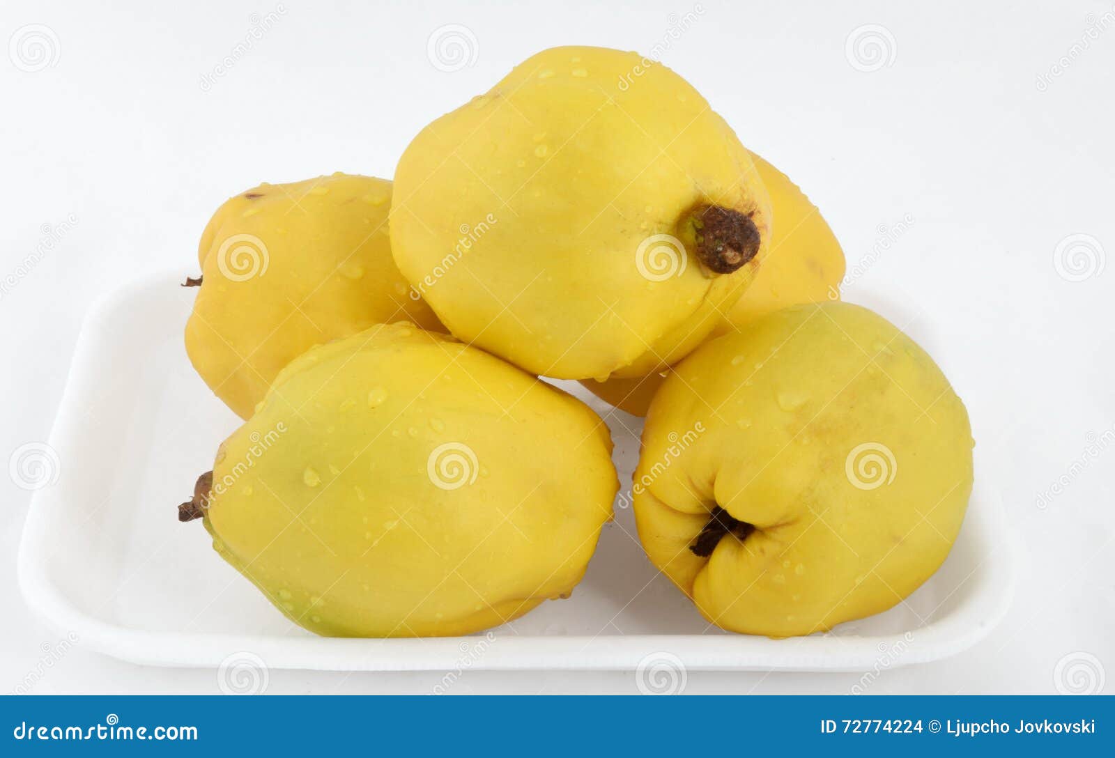 Yellow quince stock photo. Image of organic, vegetarian 72774224