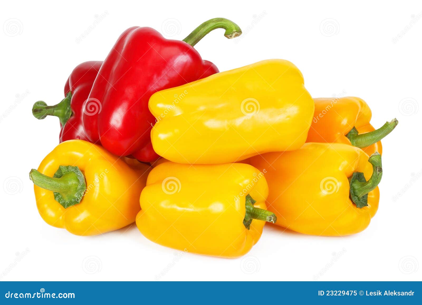 Yellow and Red Bell Peppers Stock Image Image of healthy, dinner 23229475