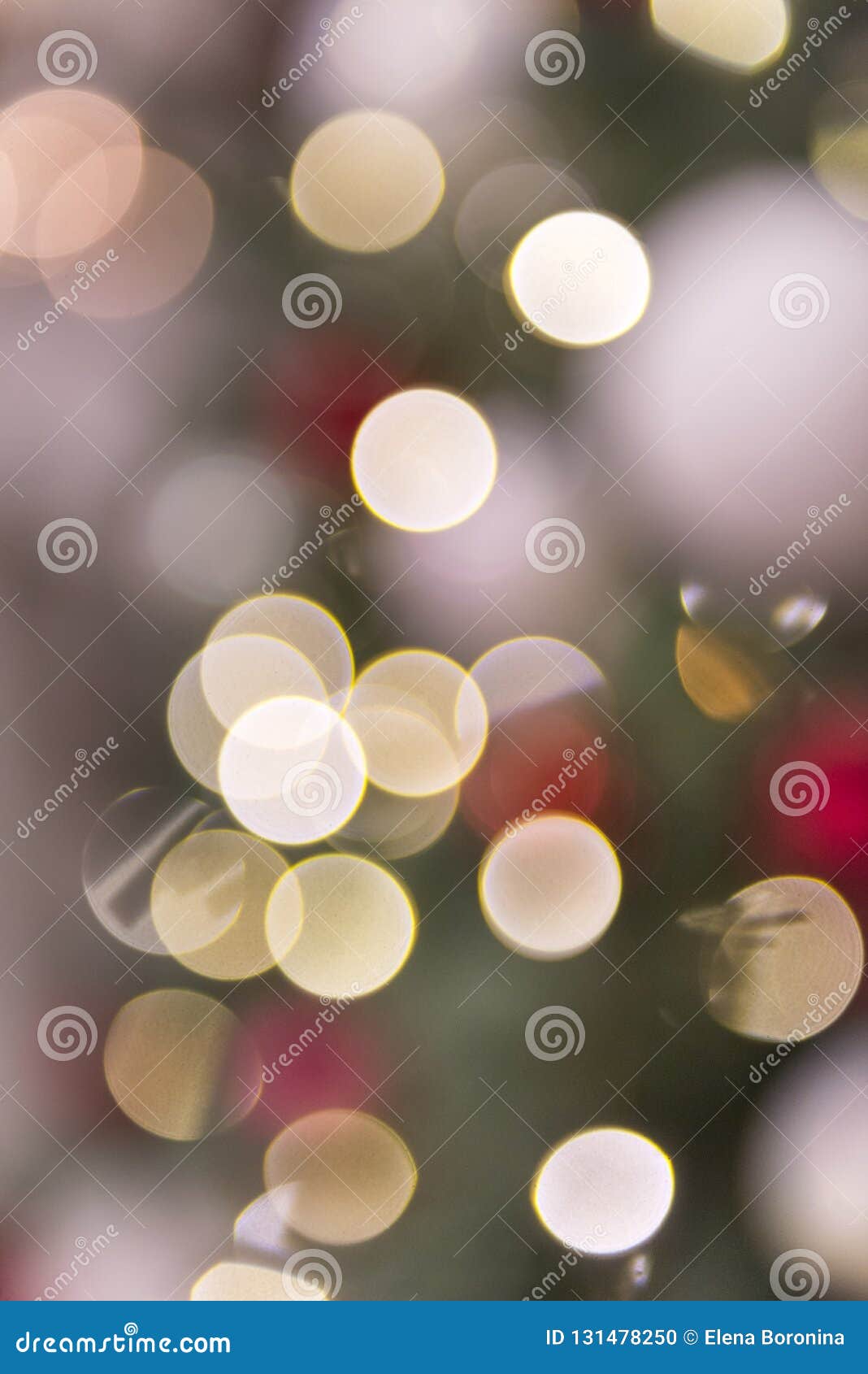 Yellow and Red Lights, Color Spots in Blur Stock Photo Image of