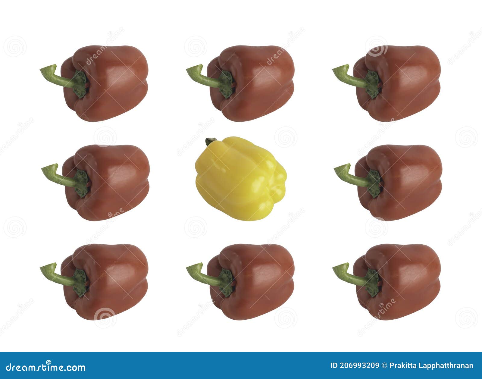 Yellow and Red Sweet Peppers. Stock Image Image of peppers, naturals