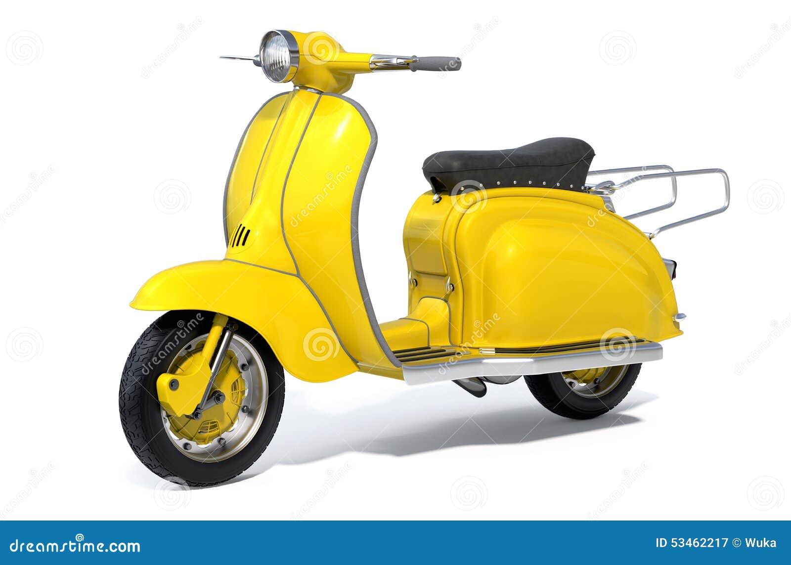 yellow scooter