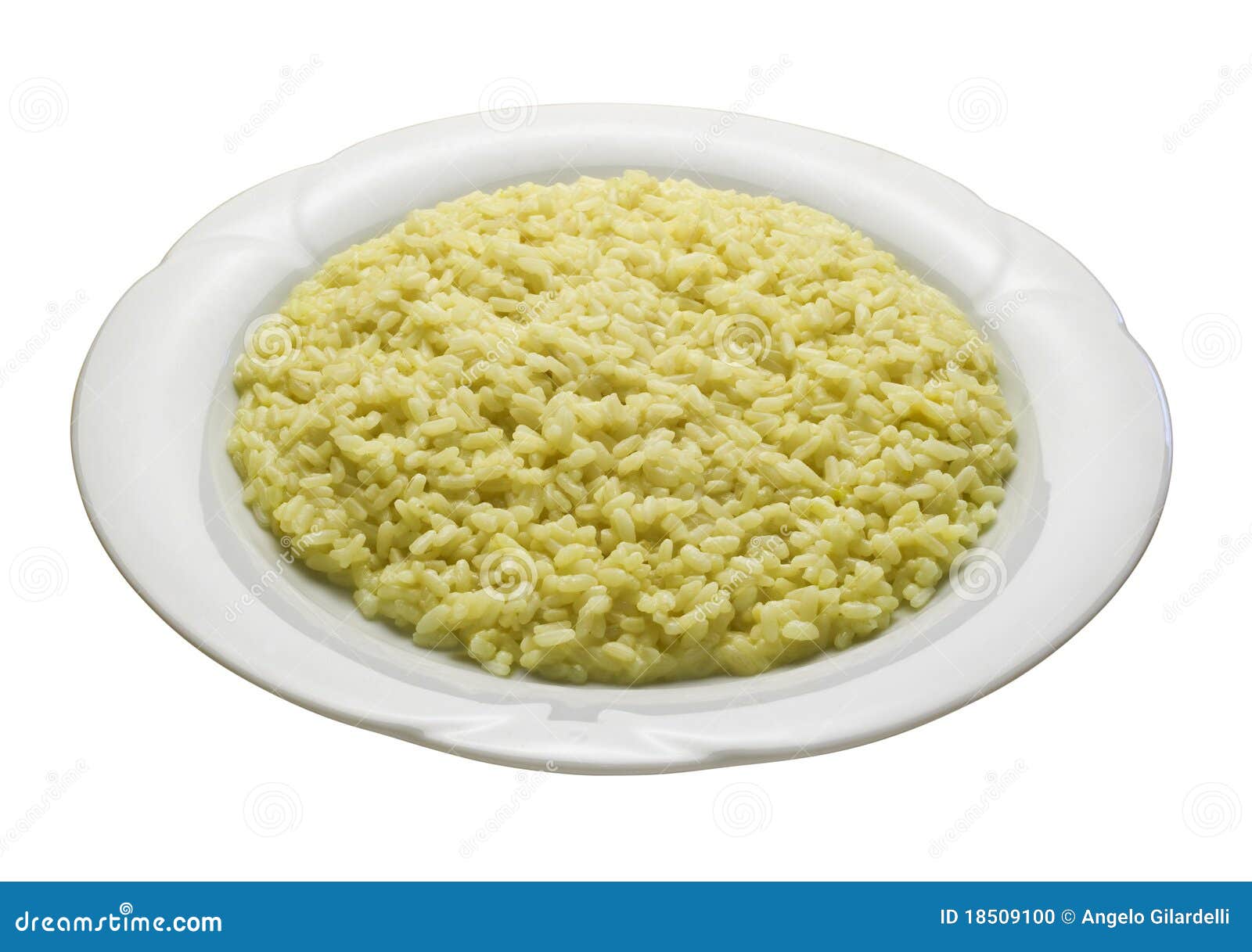 Yellow Risotto with Saffron Stock Photo Image of risotto, milanese