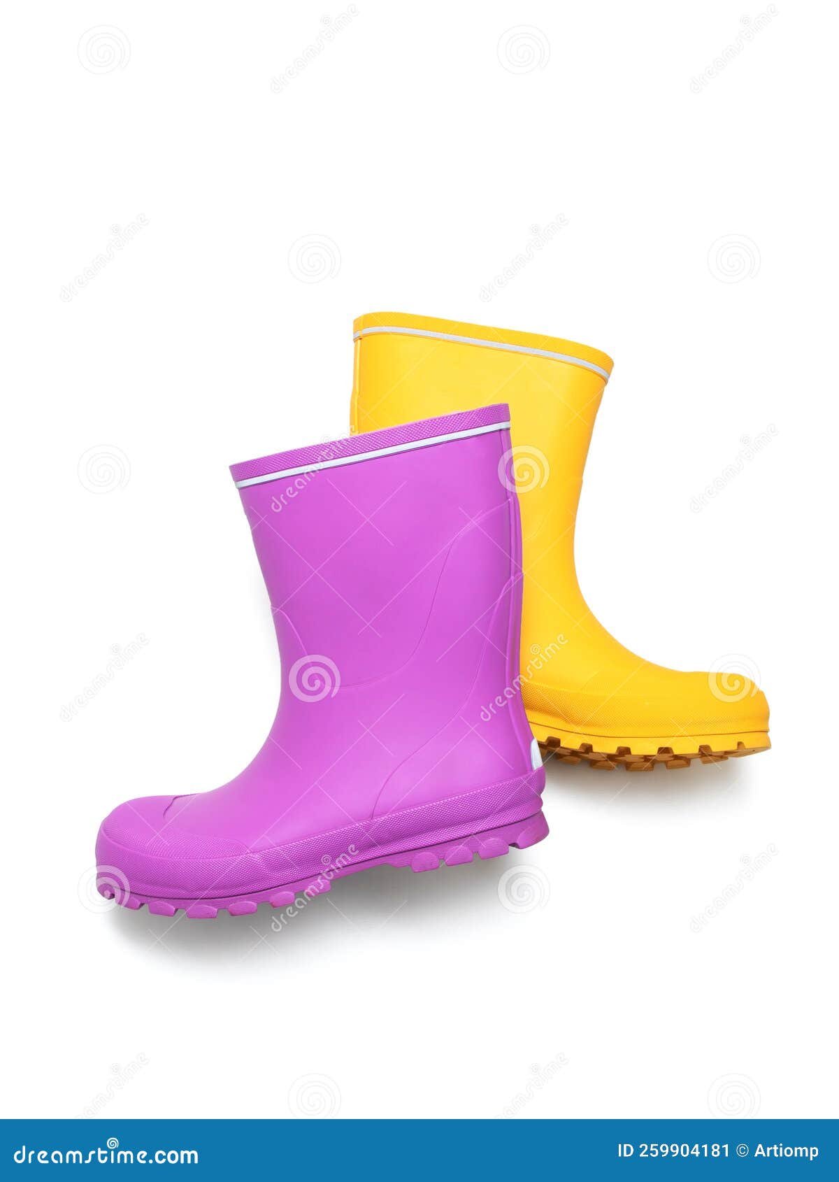 Yellow rubber boots stock image. Image of water, safety 259904181