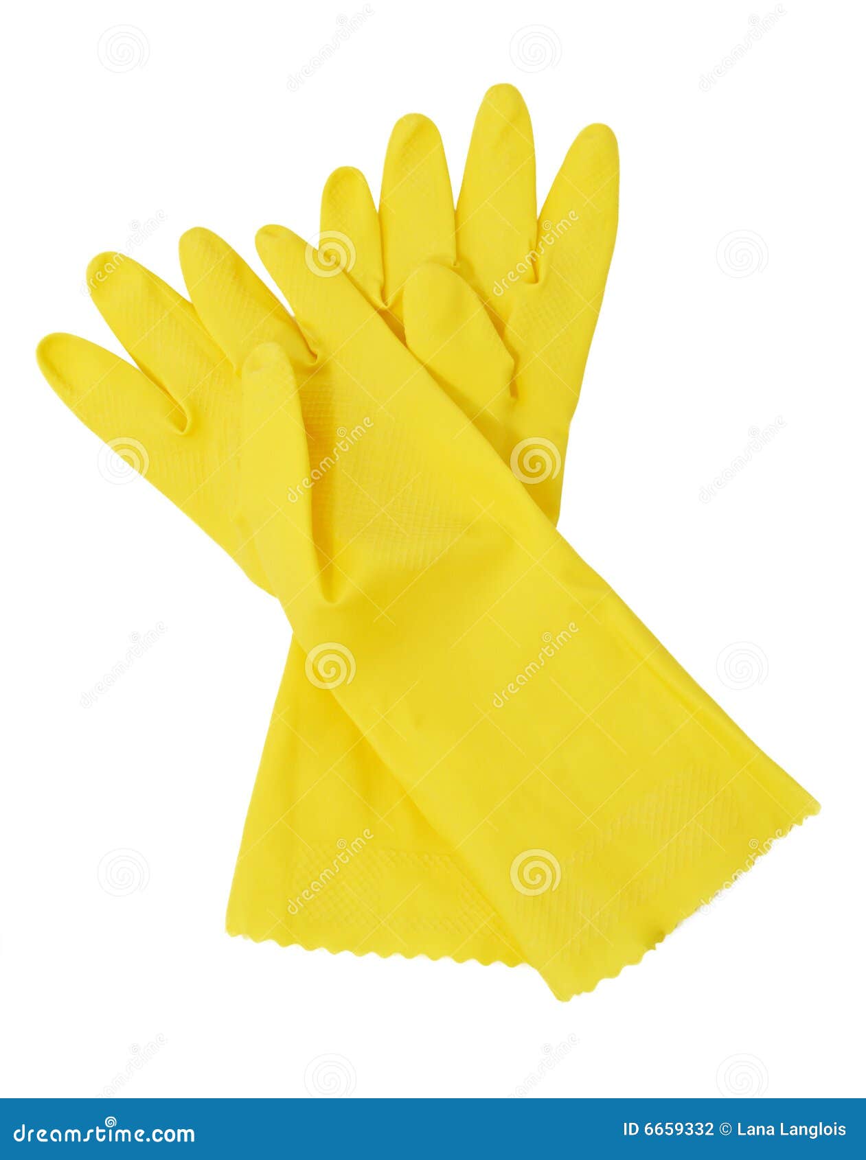 Yellow rubber gloves stock photo. Image of hand, glove 6659332
