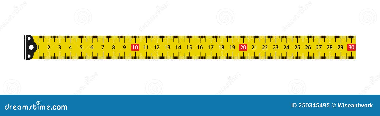 Measure Tape ruler metric measurement. Metric ruler. metric vector ruler  with yellow and black color. Stock Vector by ©kabzon300@gmail.com 236020828