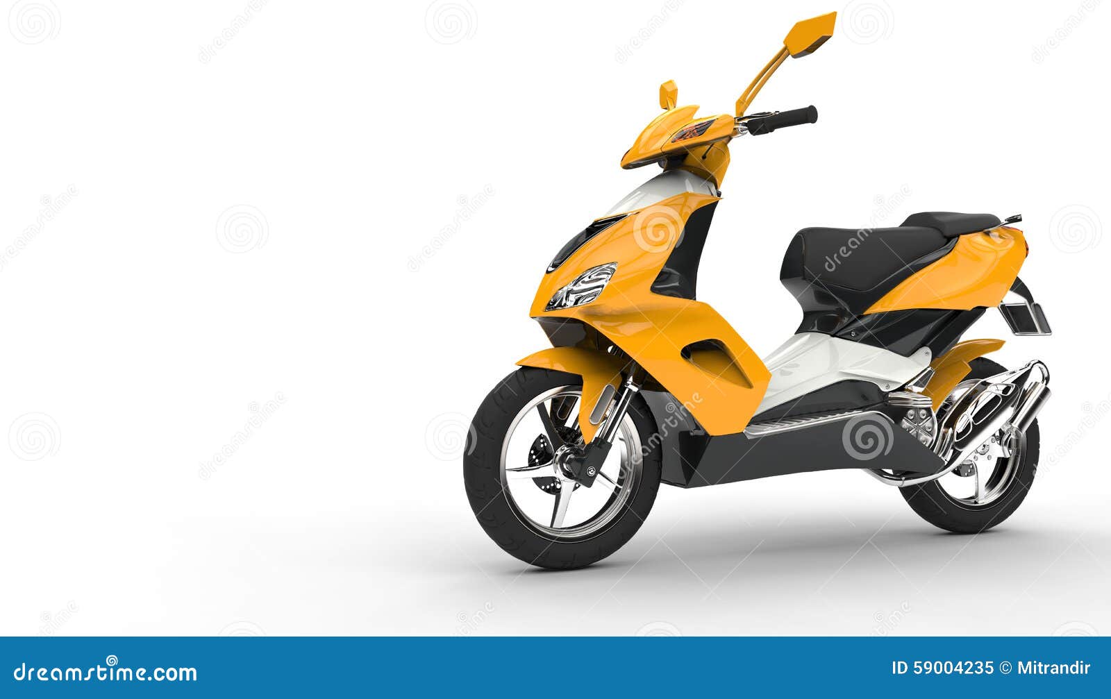 yellow scooty