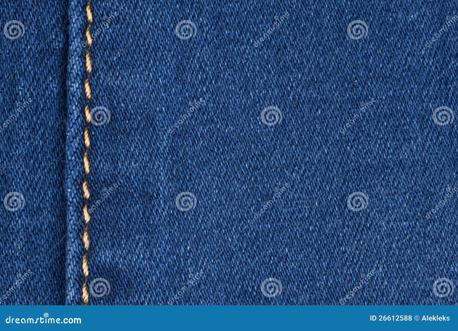 Yellow seam on denim stock photo. Image of rope, cloth - 26612588