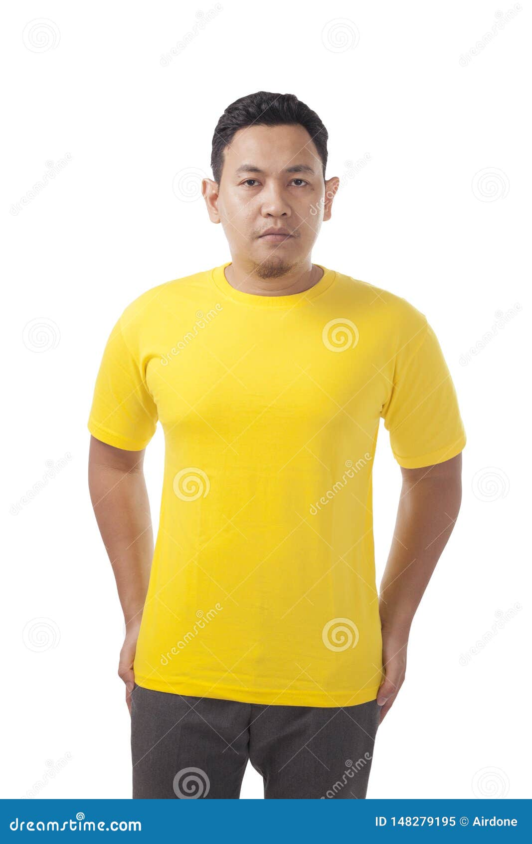 Yellow Shirt Design Template Stock Image - Image of asian ...