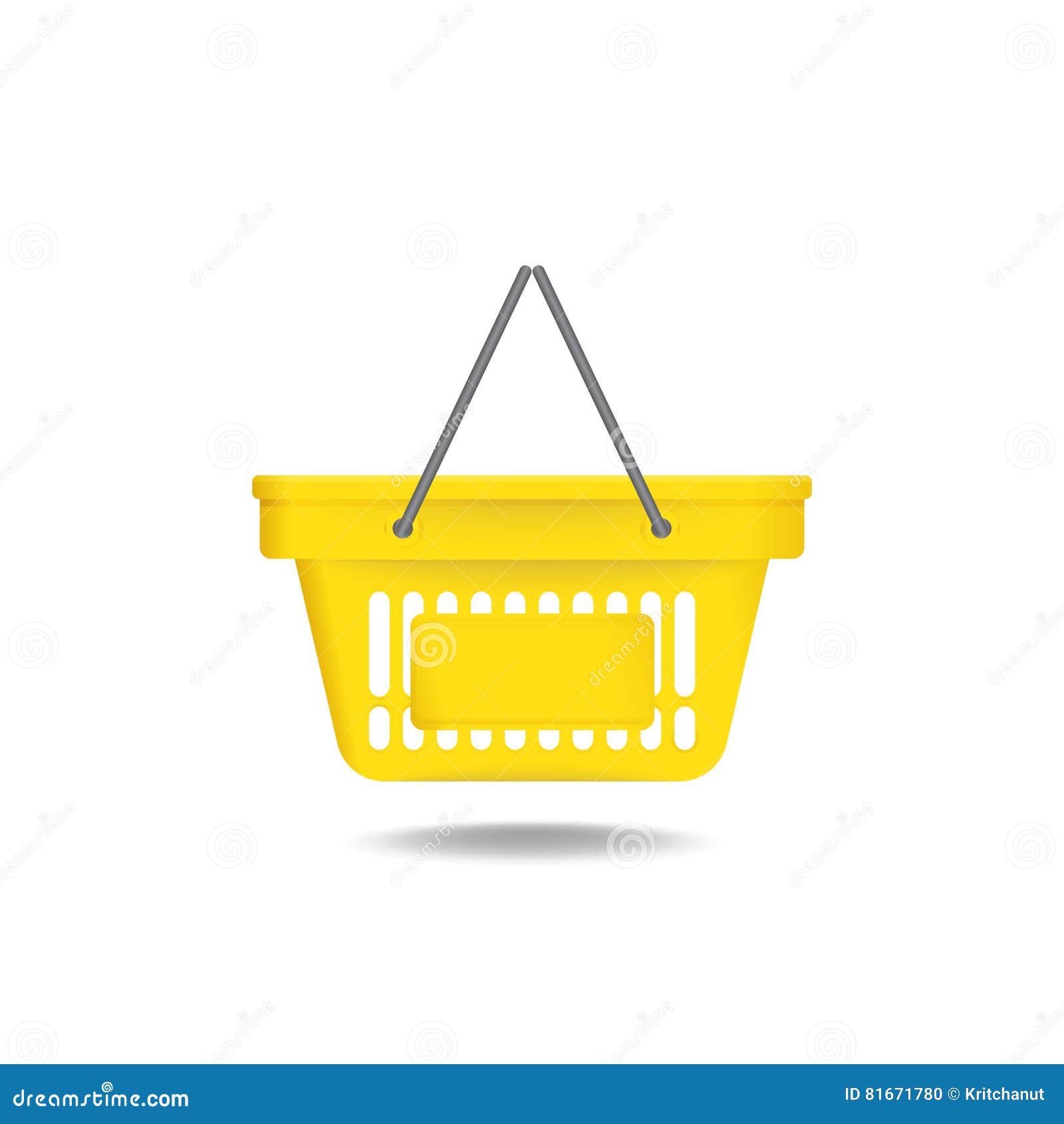 67 Off. 3D Yellow Shopping Bag Concept In White Background.67 Percent ...
