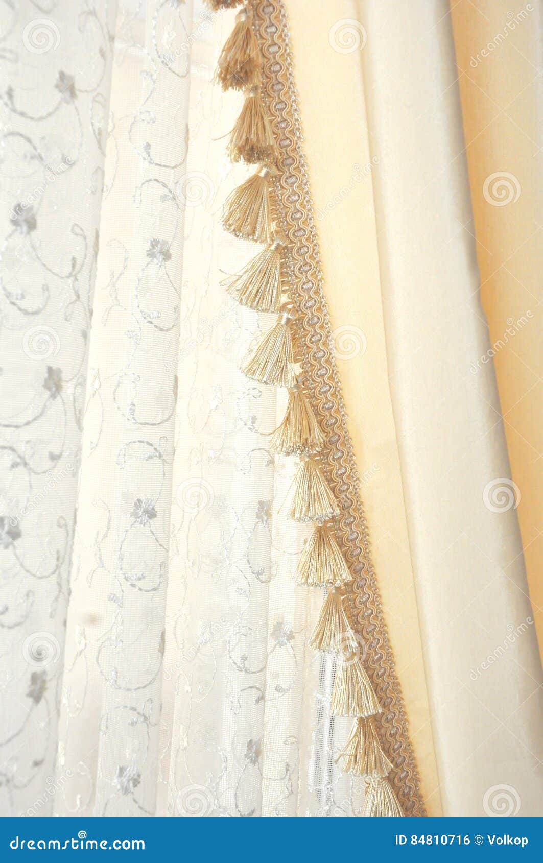 Yellow Silk and Lace Curtain Stock Photo Image of dark, clothing