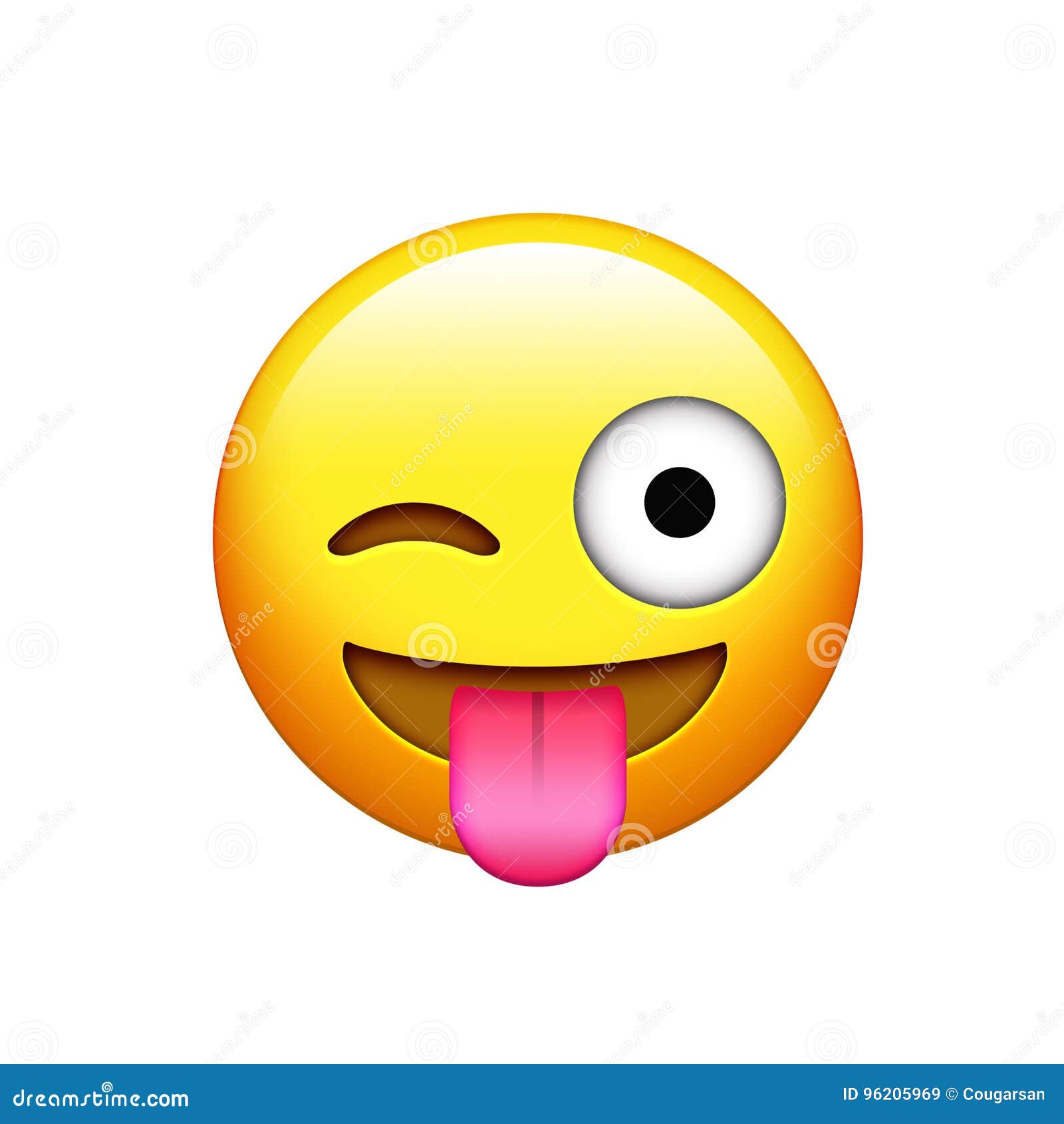 Emoji Face With Winking One Eye And Tongue Out Emoticon Emoji Face With Winking One Eye And Tongue Out Emoticon