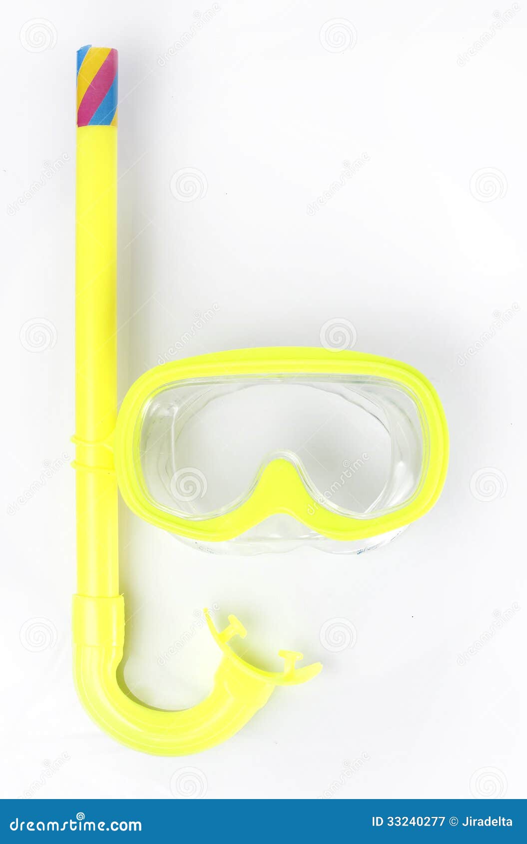 Download Yellow Snorkel And Mask On White Background Stock Image Image Of Scuba White 33240277 PSD Mockup Templates