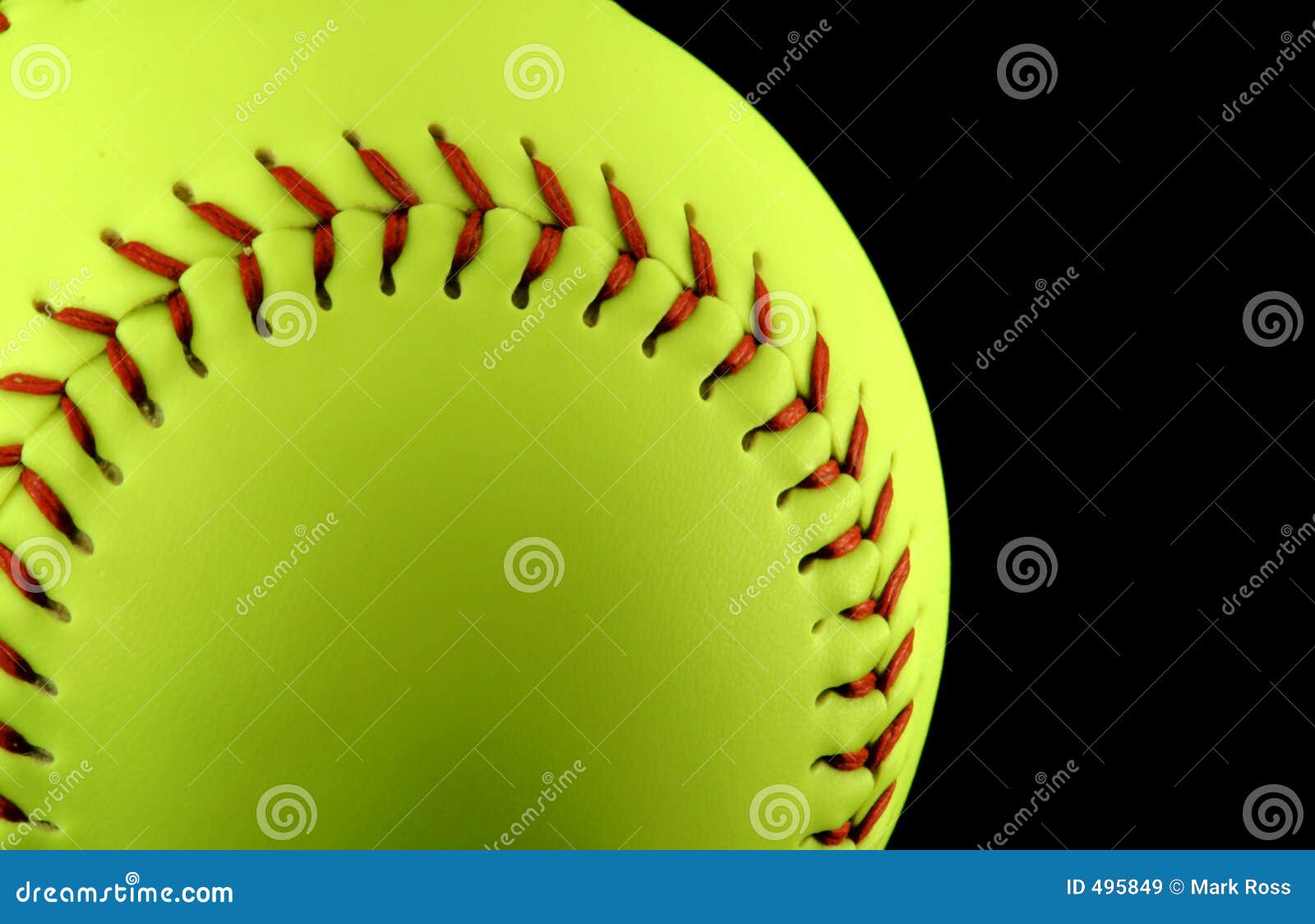 yellow softball