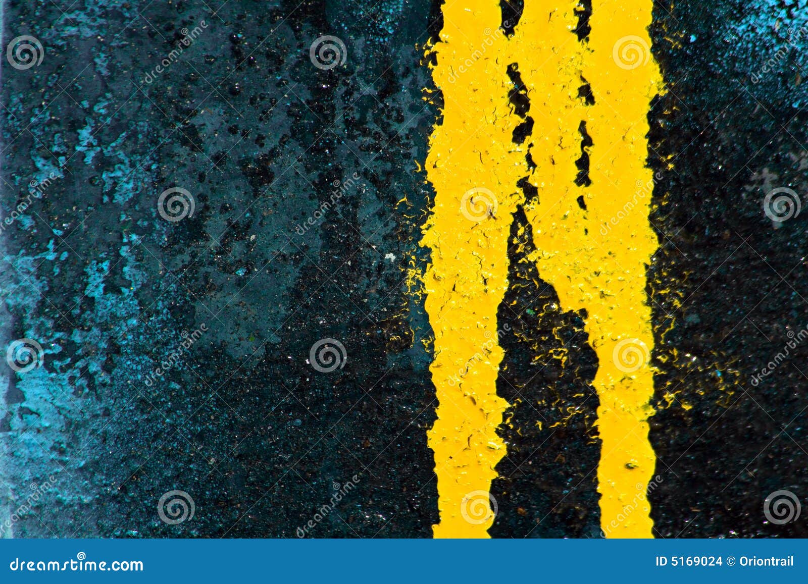 Yellow spray paint leak stock photo. Image of splatter 5169024