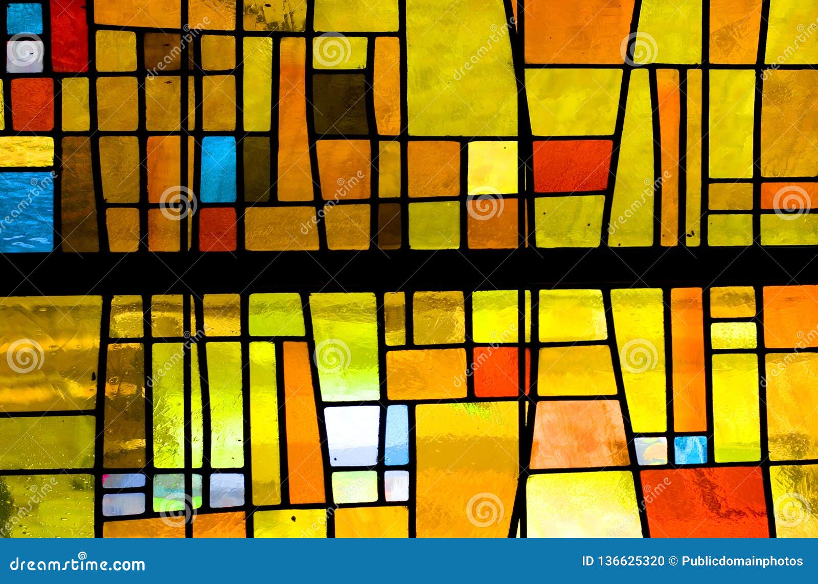 Yellow, Stained Glass, Glass, Window Picture. Image 136625320