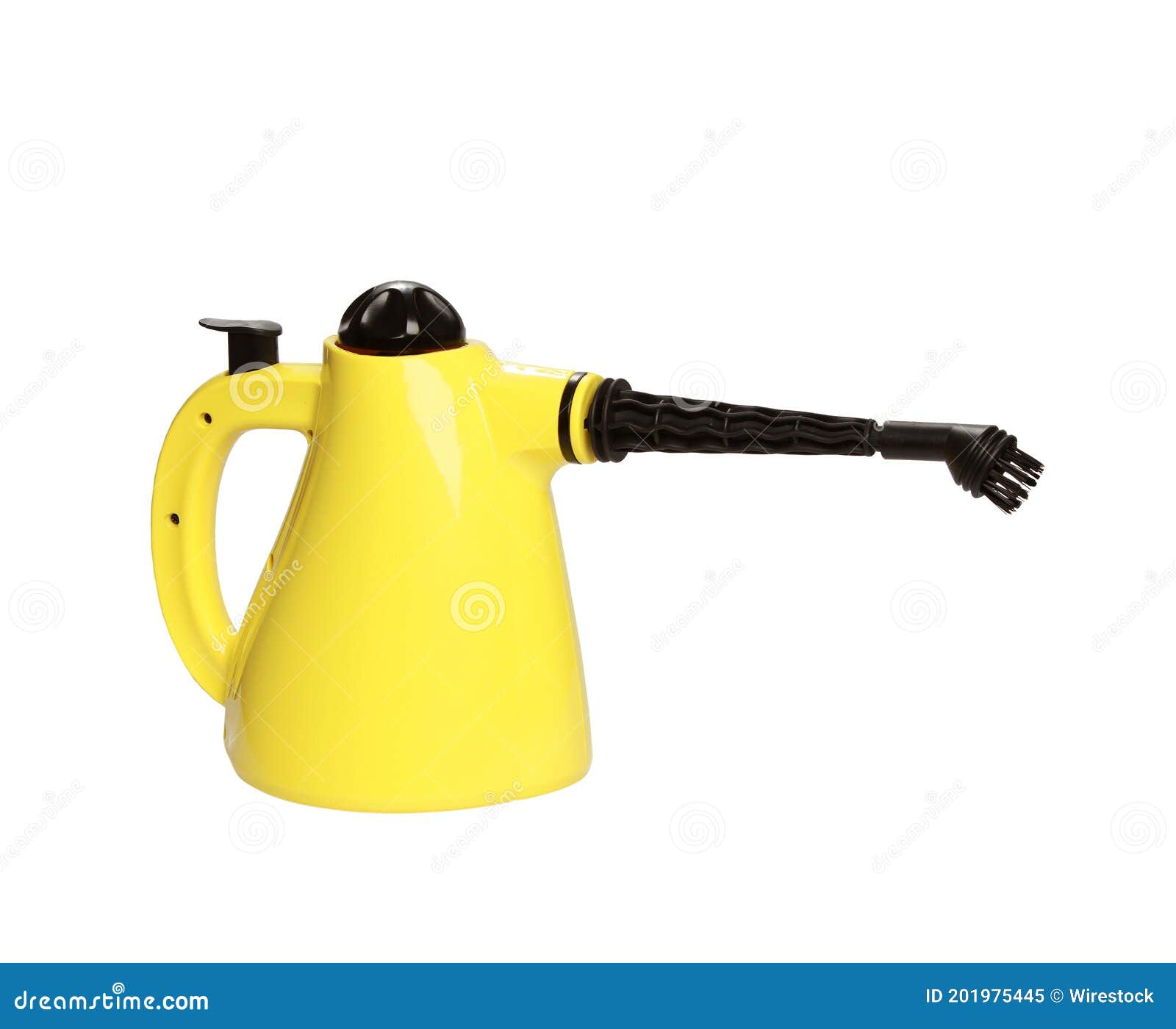 Yellow Steam Cleaner Isolated on White Background Stock Image Image