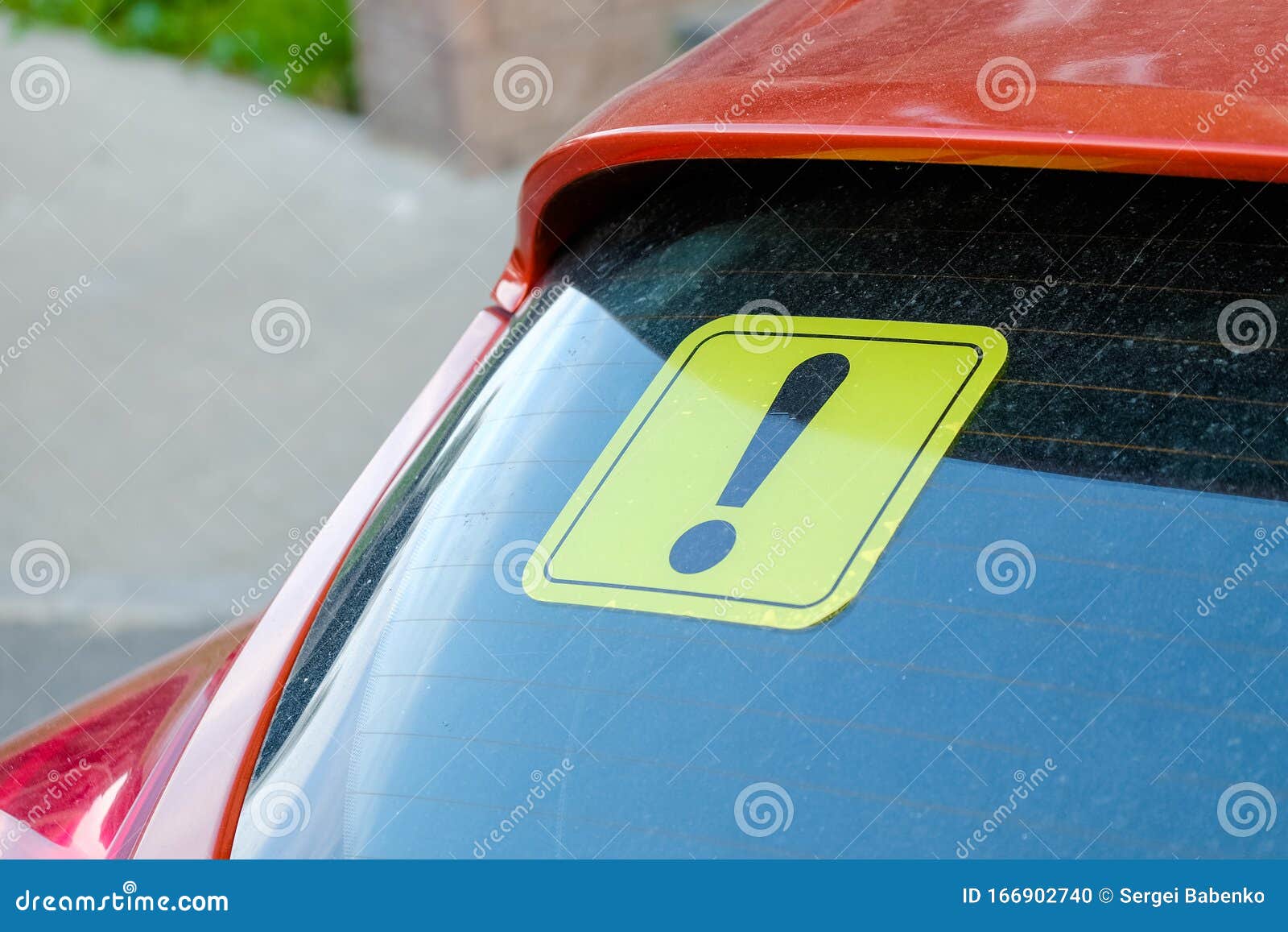 Beginner Driver Sticker Car Sign Rear View Beginner