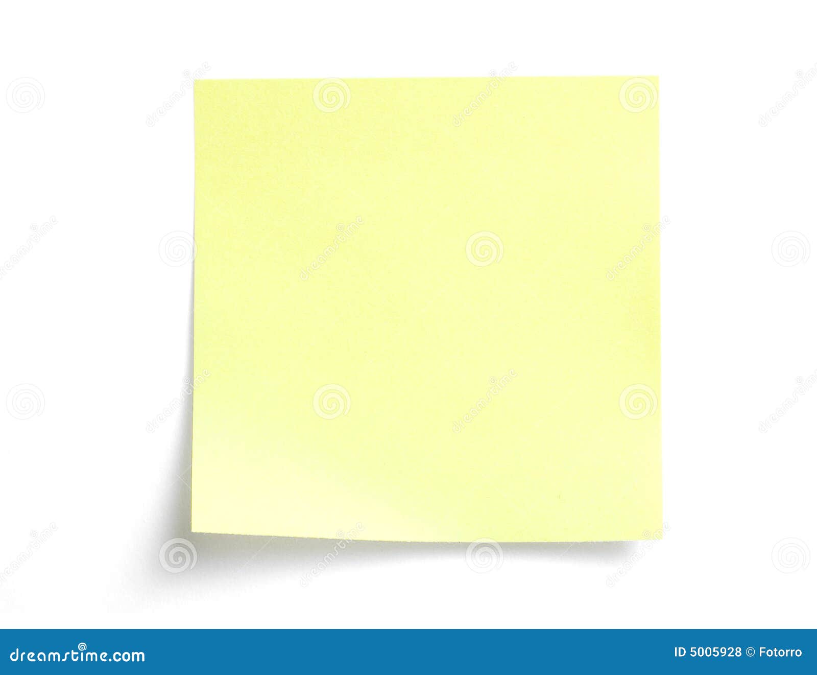 yellow sticky note on white