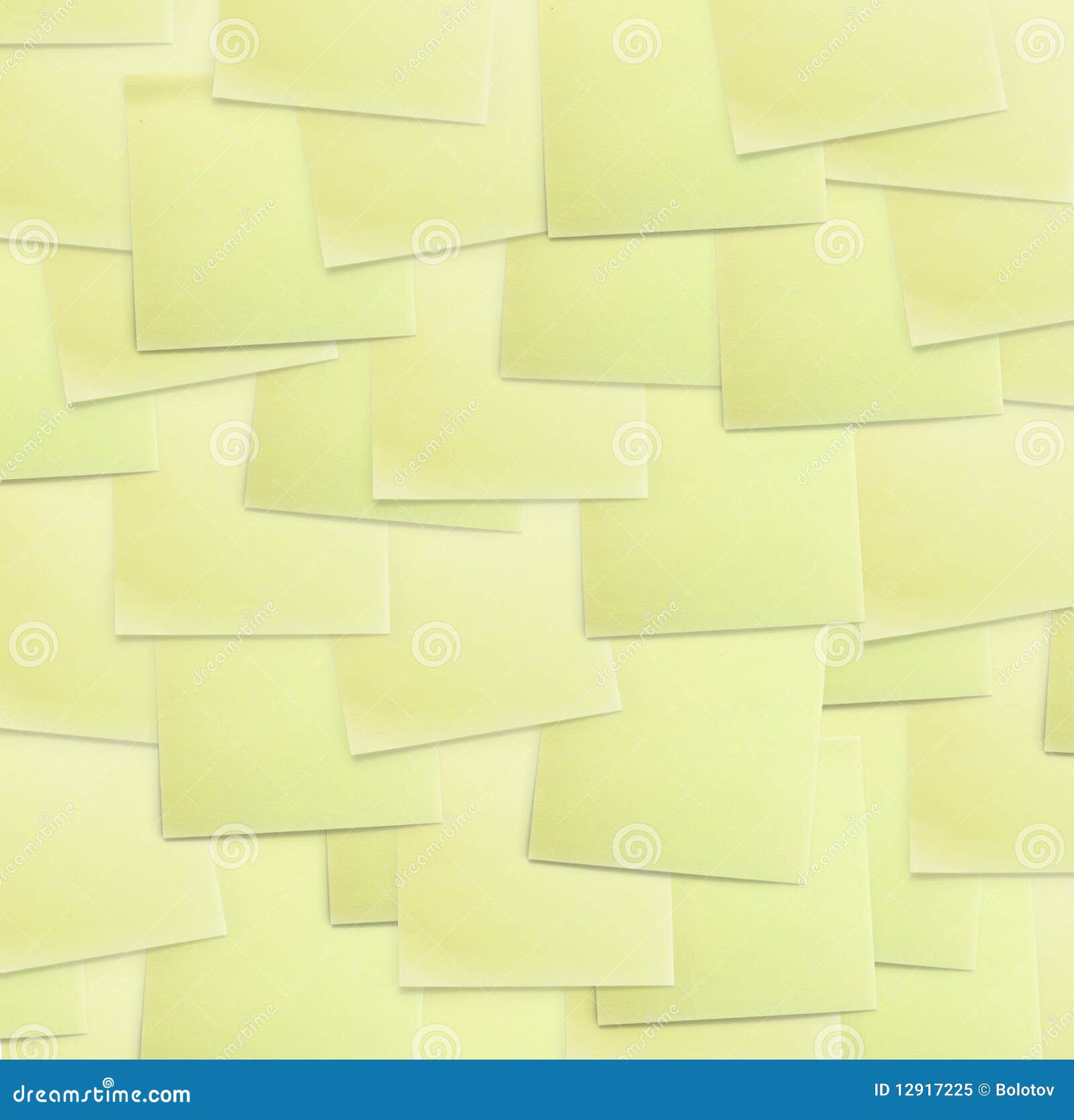 Yellow Sticky Paper Background Stock Image - Image of bulletin
