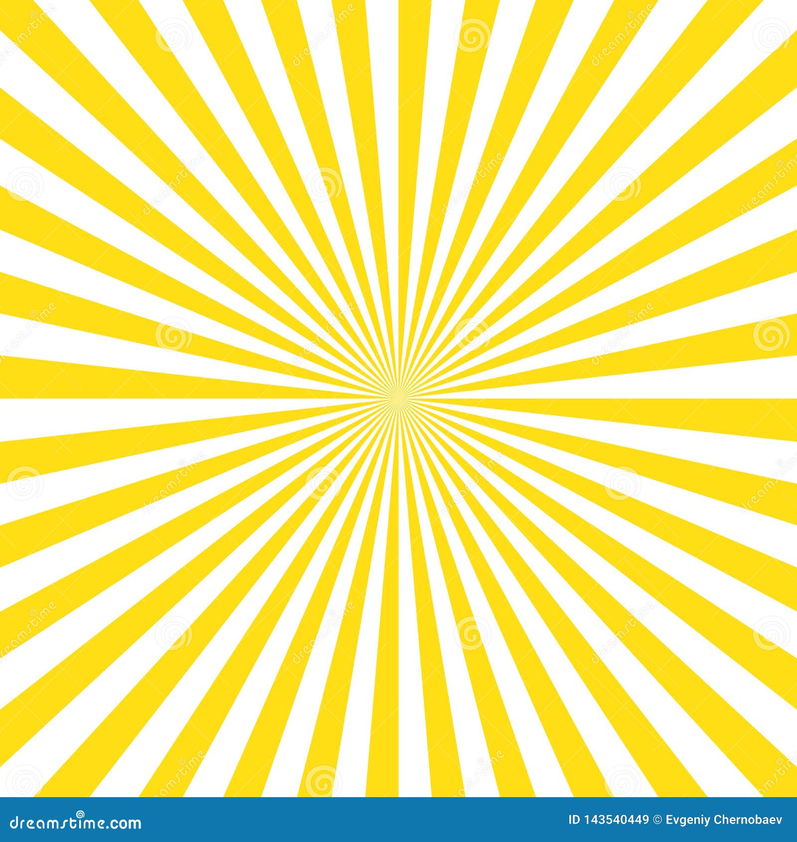 Yellow Stripes Sunrays Background. Sunrays Yellow Color Vector Eps10  Background. Stock Vector - Illustration of sunrays, retro: 143540449