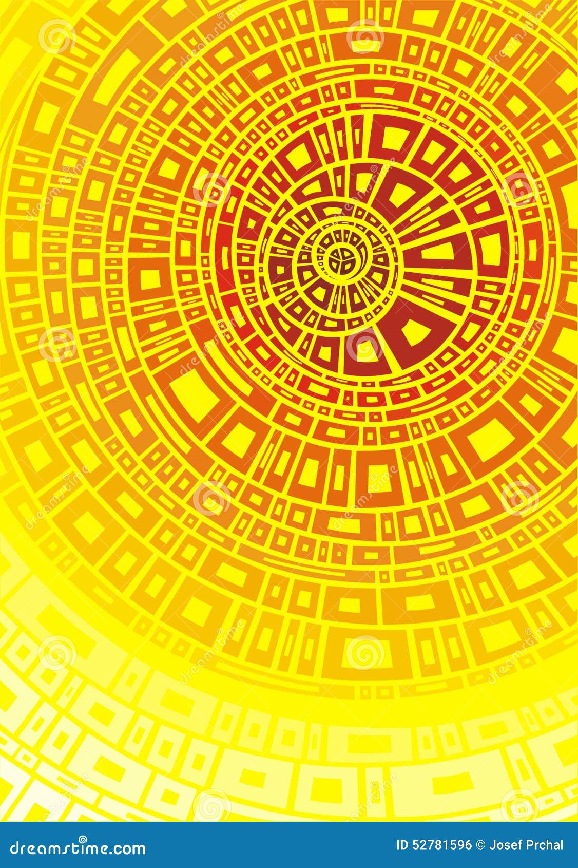 Yellow Sun Abstract Background Stock Vector Illustration of summer