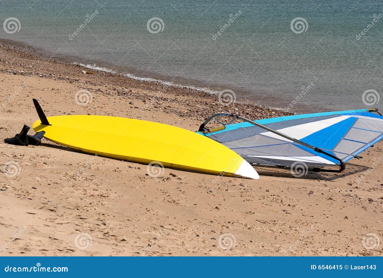 Yellow surfboard stock image. Image of surfboard, sailing 6546415