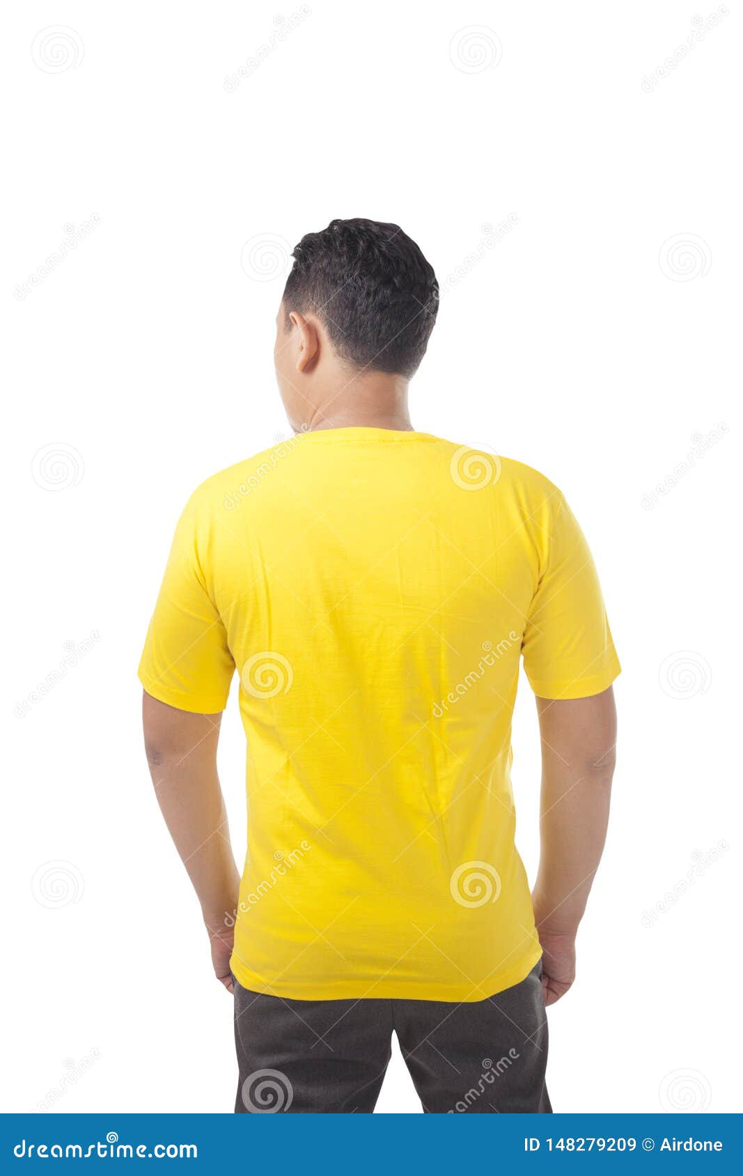 Download Yellow Shirt Design Template Stock Image Image Of Body Mockup 148279209 Yellowimages Mockups