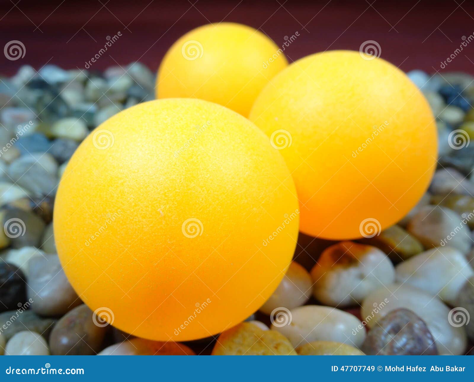 Yellow table tennis balls stock image. Image of ball 47707749