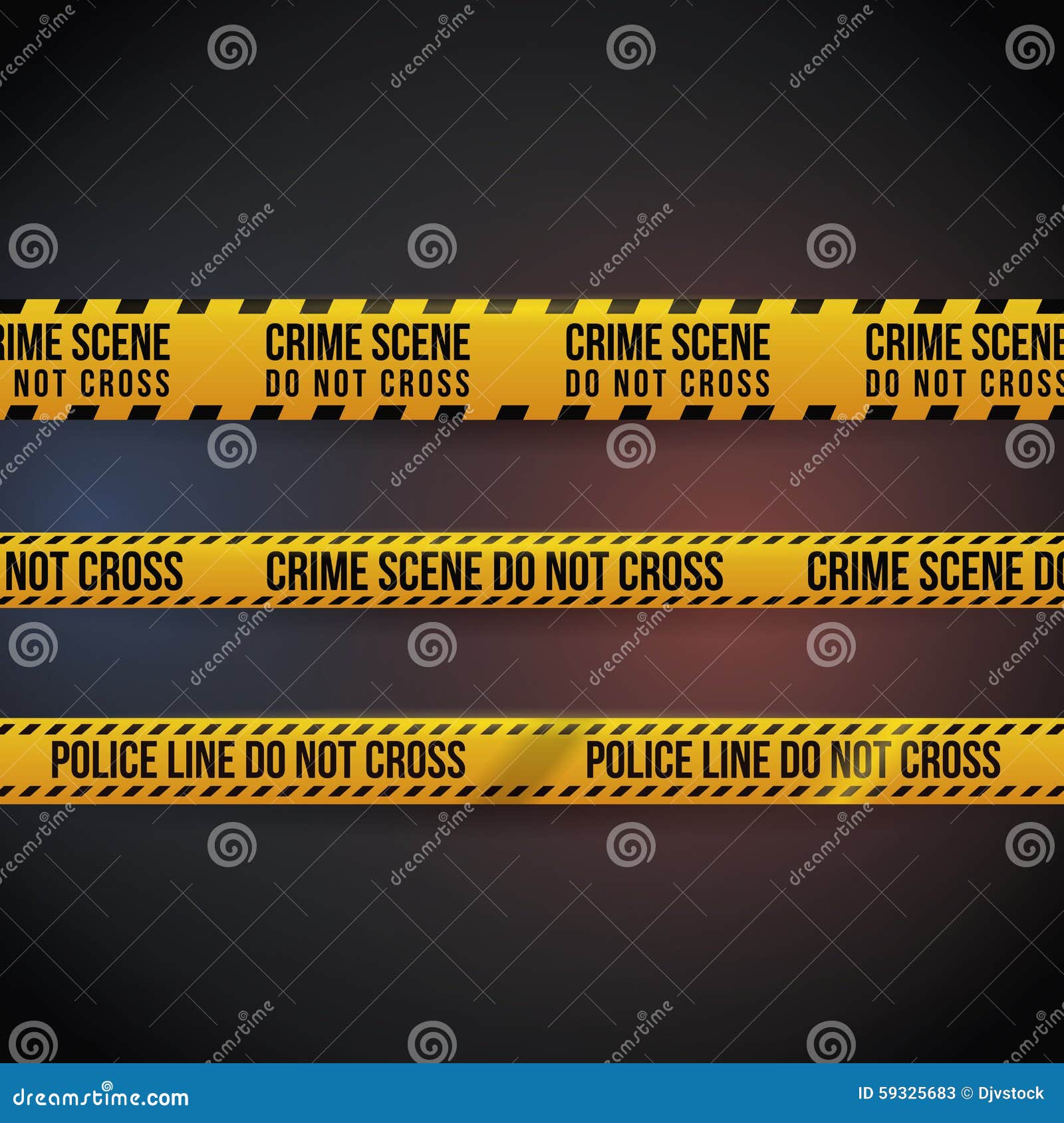 Yellow tape design. stock vector. Illustration of object 59325683