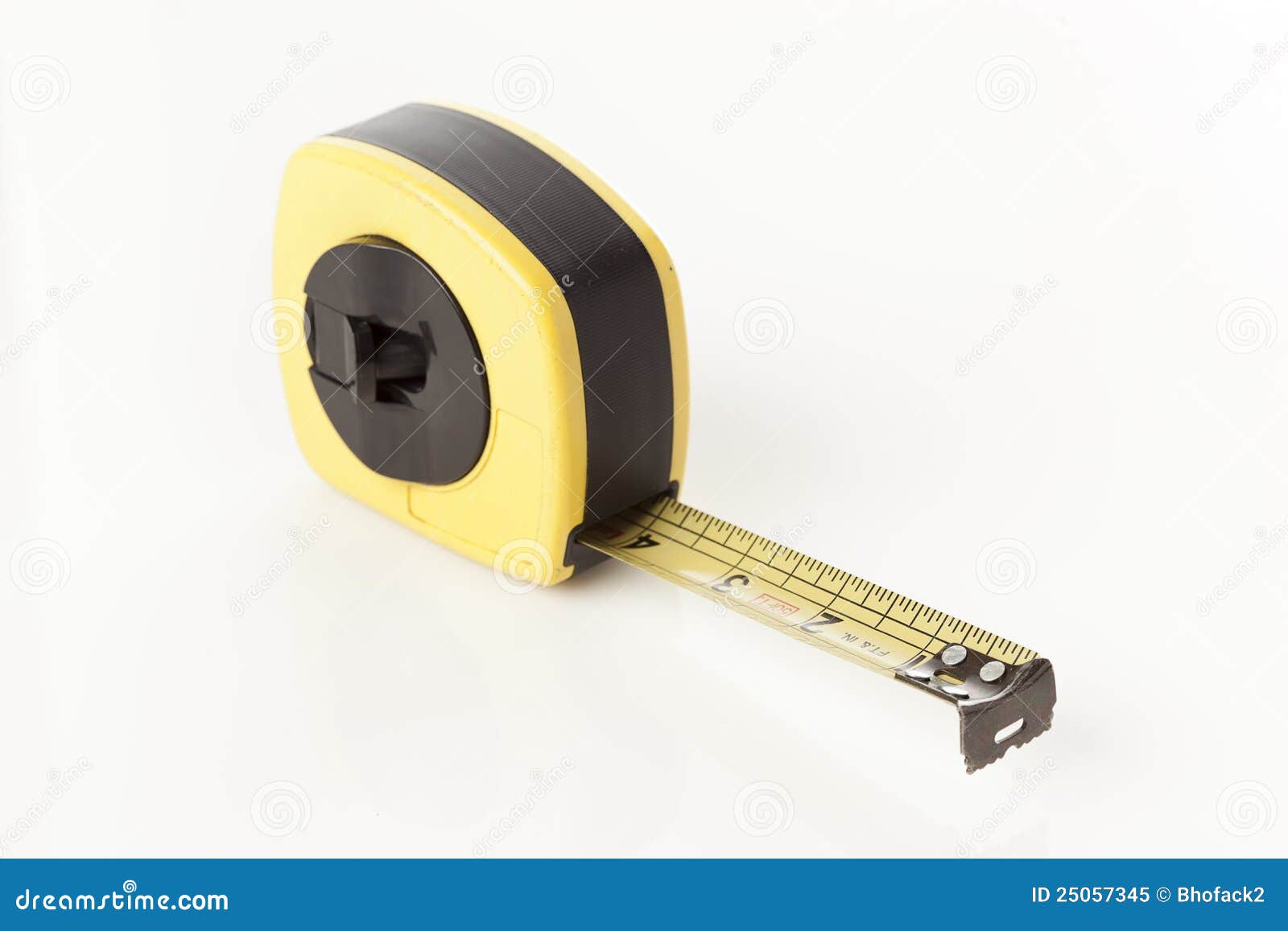 Yellow tape measure stock image. Image of work, yellow 25057345