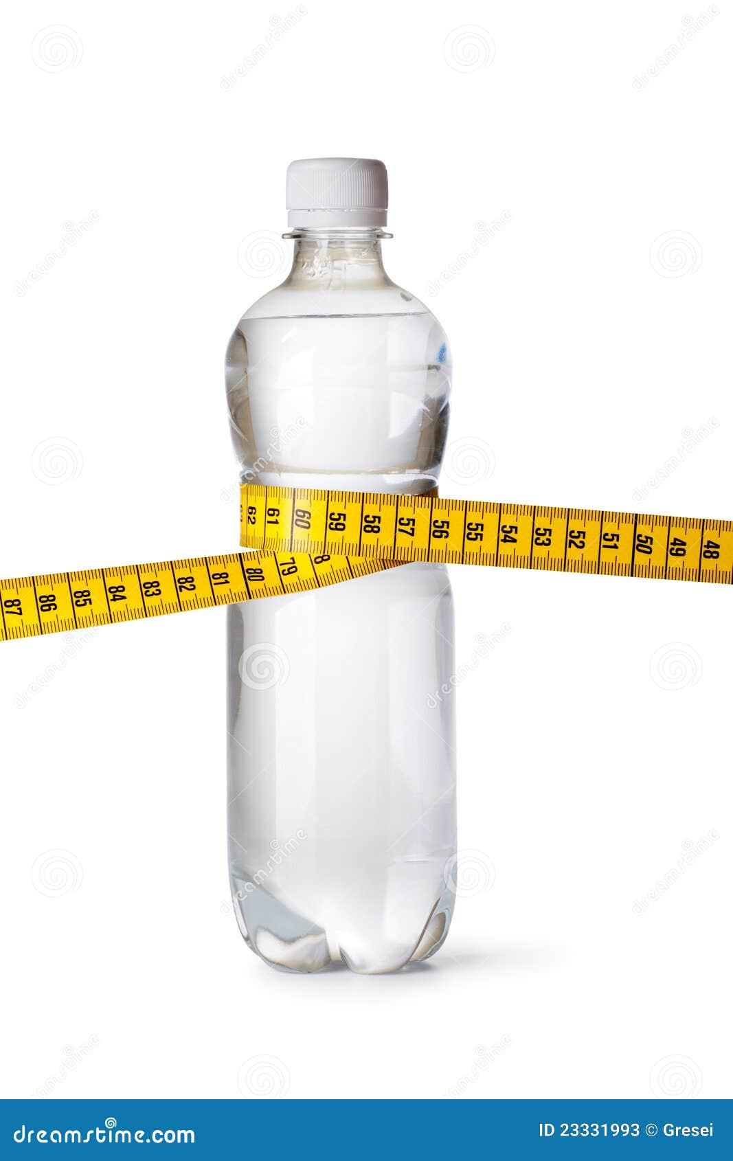 Download Yellow Tape Measure And A Water Bottle Stock Image Image Of Measure Object 23331993 Yellowimages Mockups