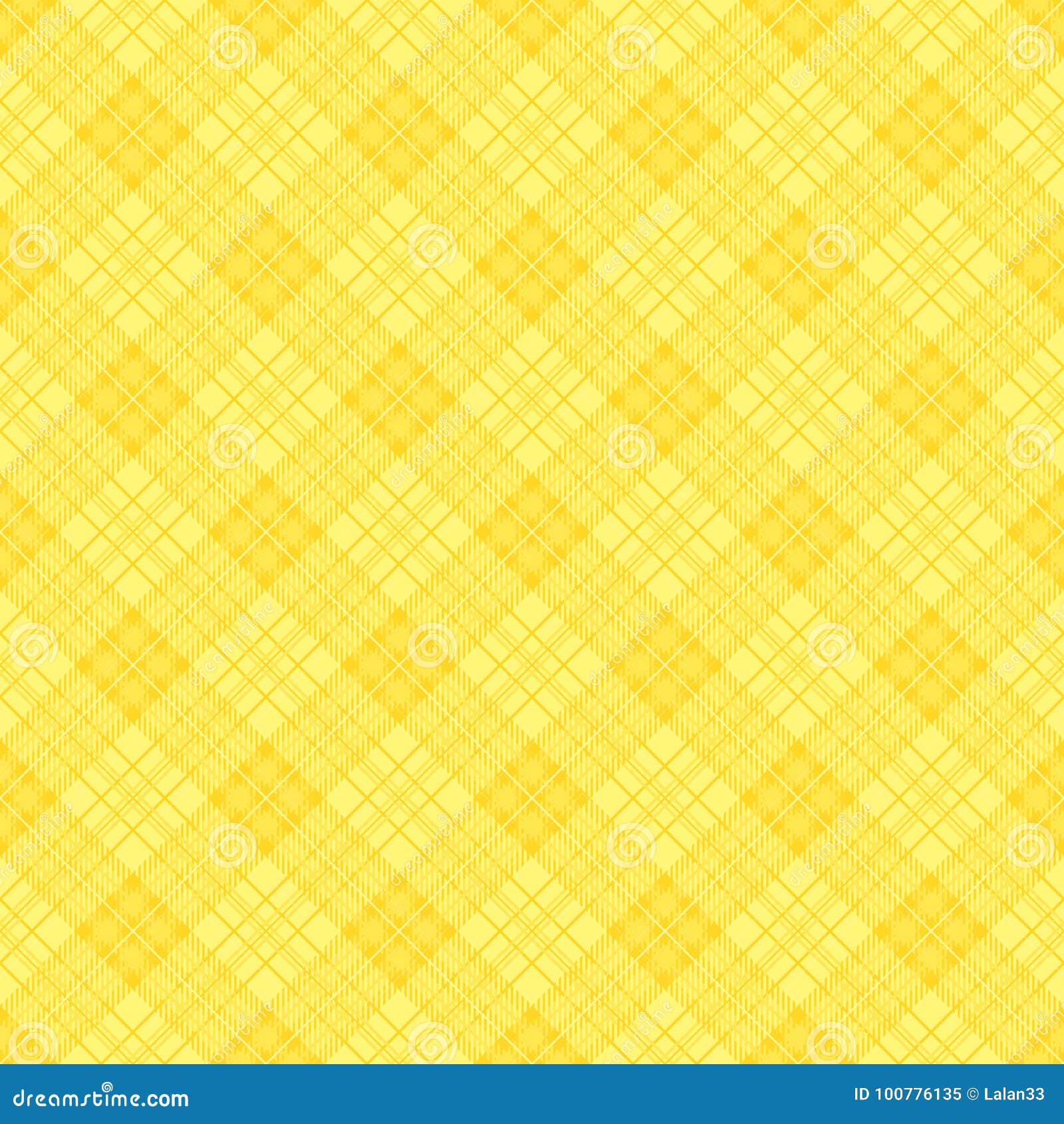 Yellow Tartan Plaid Background. Stock Vector Illustration of pattern, wallpaper 100776135