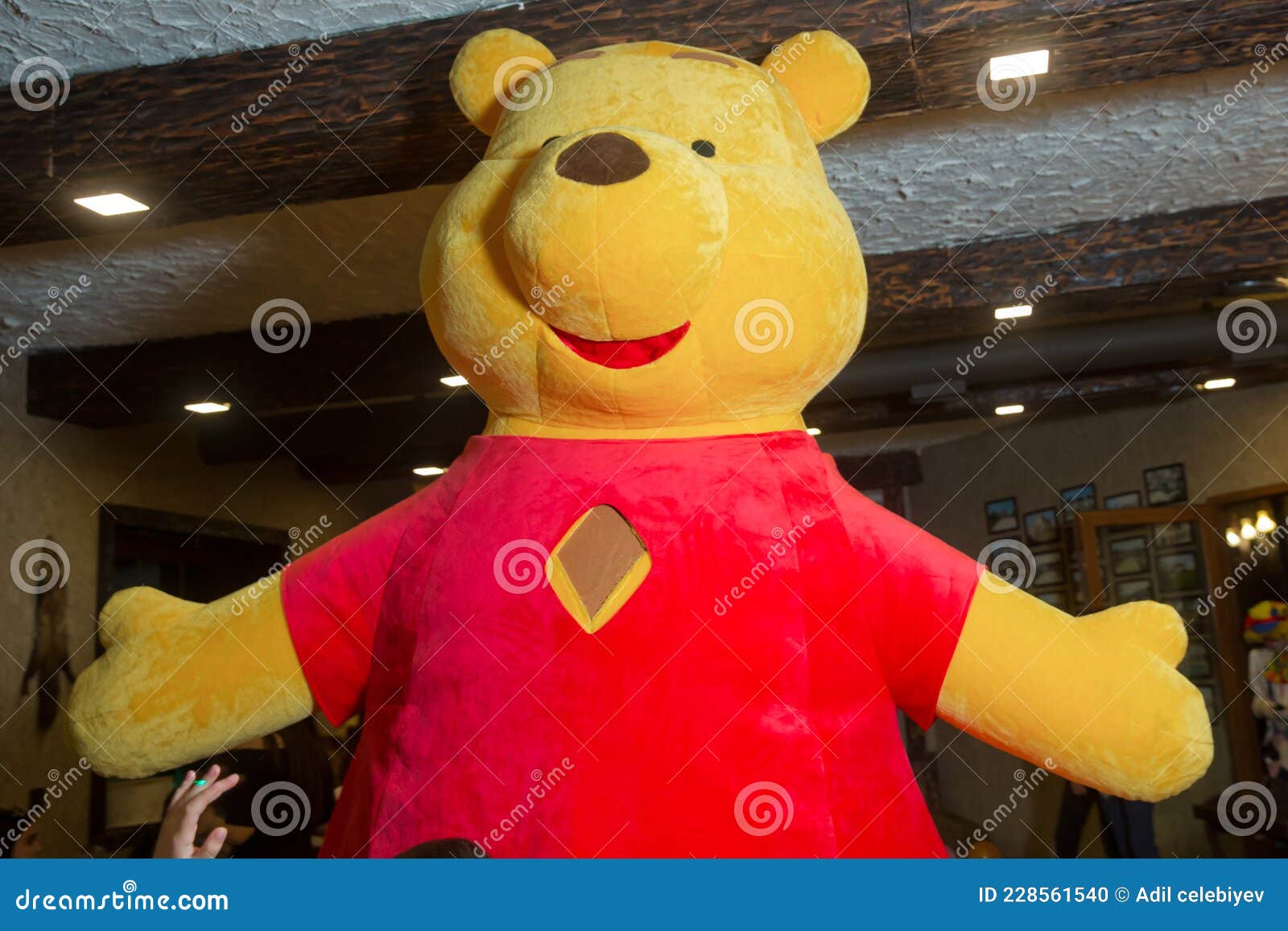 Yellow Teddy Bear Mascot Costumes . Teddy Bear Costumes Cheap Editorial  Image - Image of cartoon, fantasy: 228561540