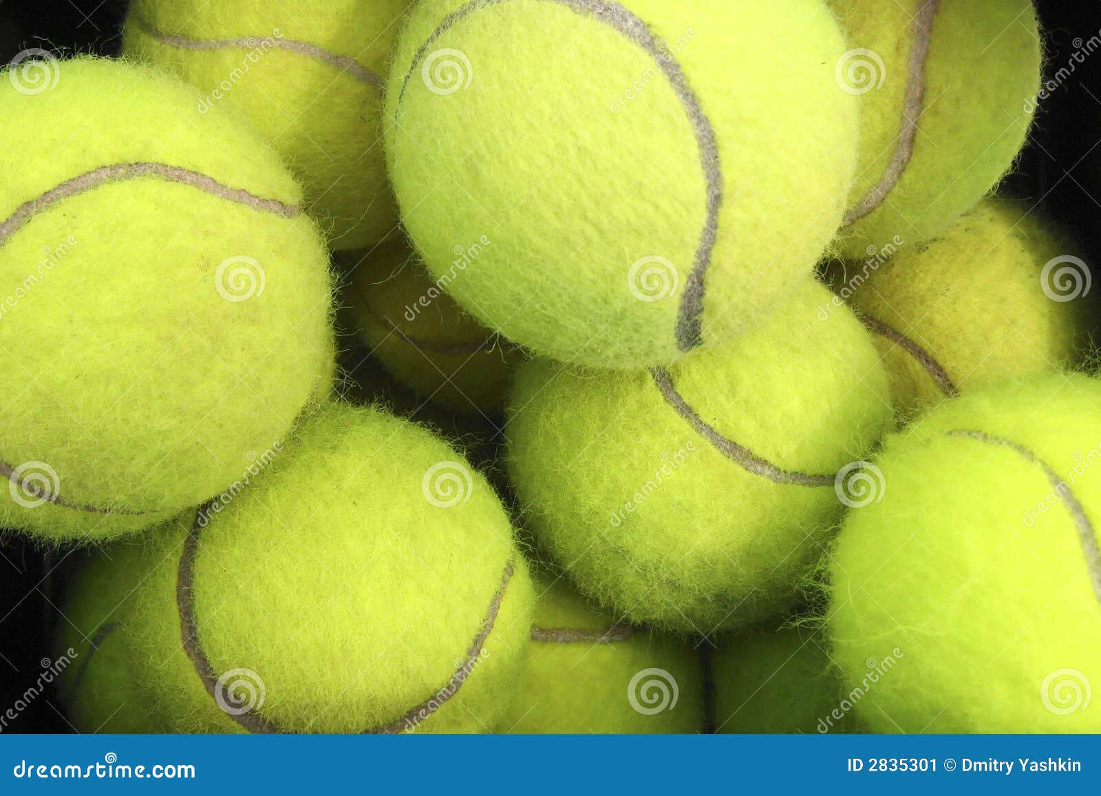 Yellow tennis balls stock image. Image of equipment, field 2835301