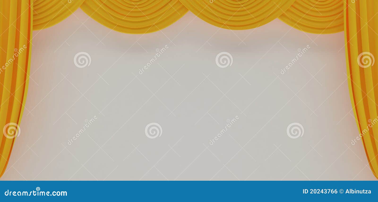 Yellow Theater Curtains Royalty Free Stock Image Image 20243766