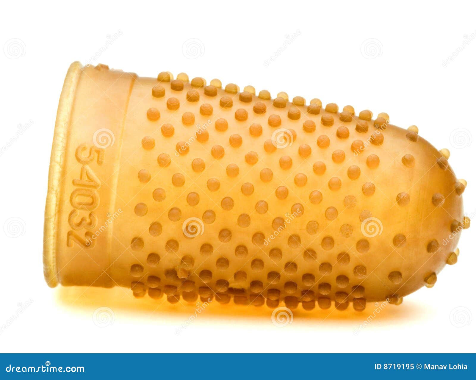 Yellow Thimble stock image. Image of pattern, dotted, still 8719195