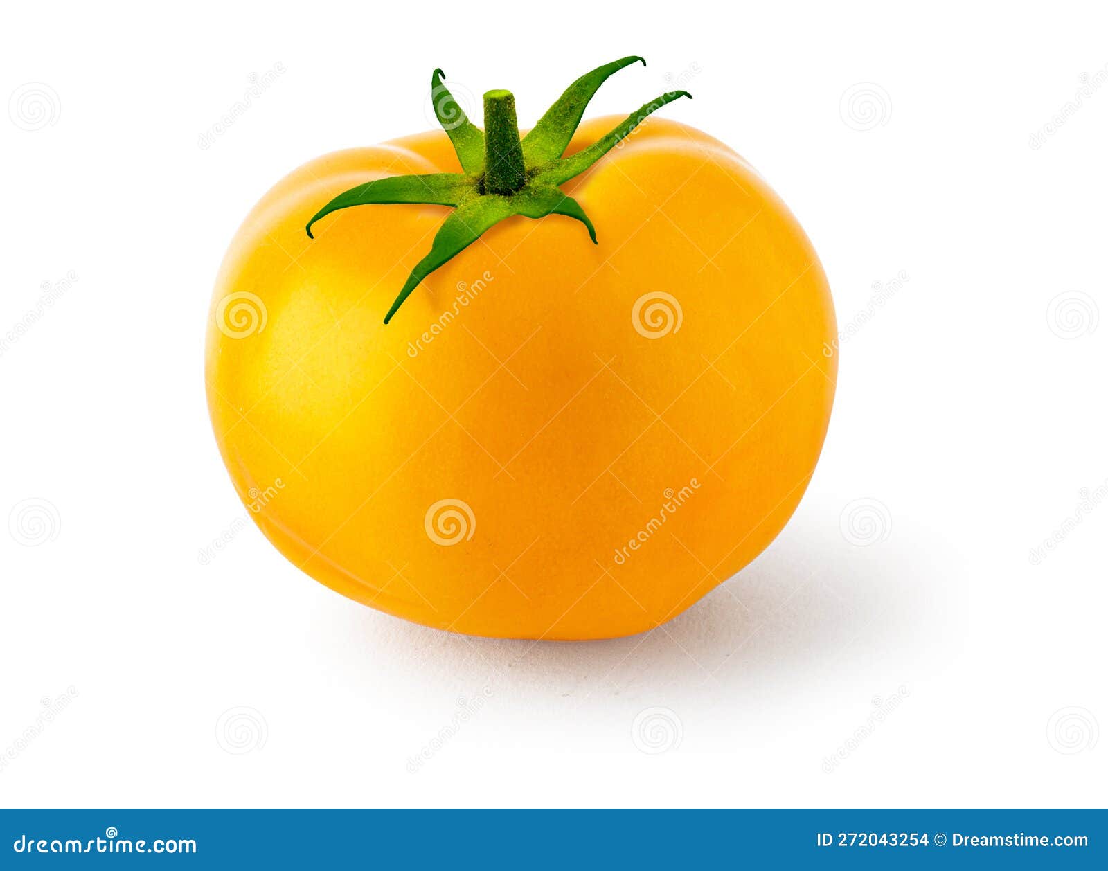 Yellow tomato isolated stock photo. Image of diet, produce 272043254