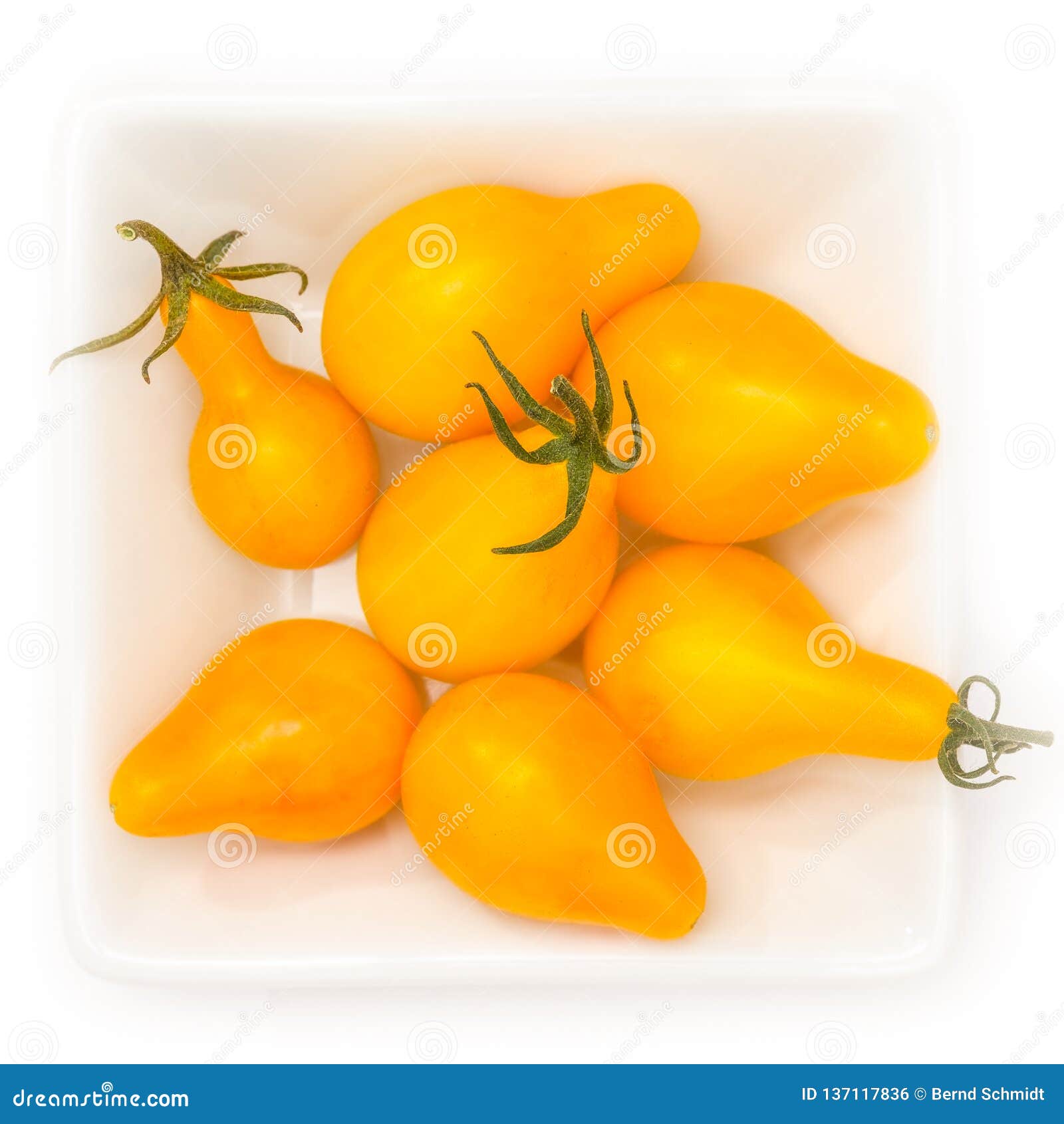 Yellow Tomatoes in a White Bowl Stock Photo Image of tomato, peel
