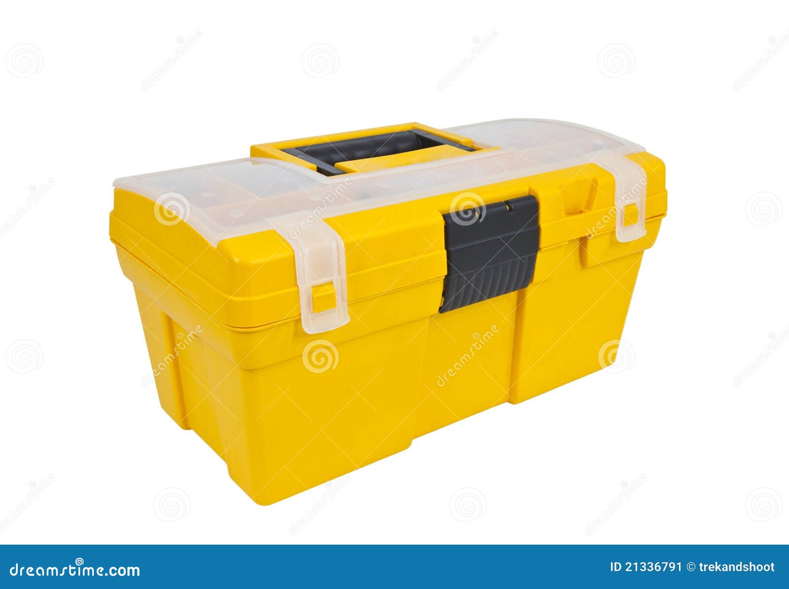 Yellow Tool Box stock image. Image of equipment, toolbox 21336791