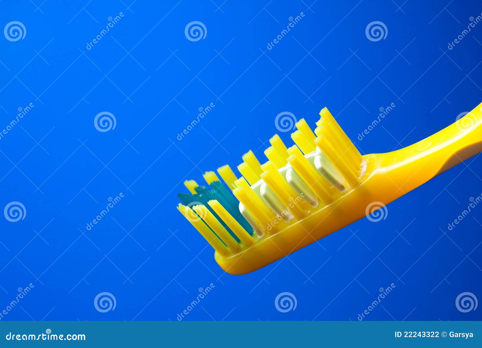 Yellow toothbrush stock photo. Image of dental, hygiene 22243322