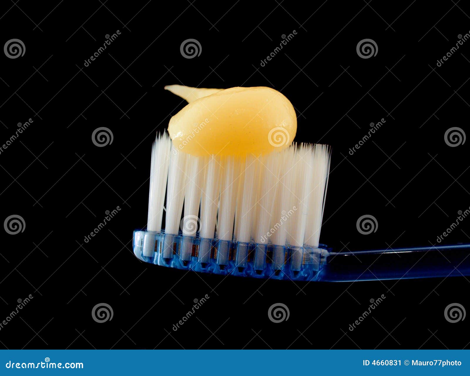 Yellow toothpaste stock image. Image of bath, yellow, paste 4660831